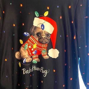 Ba hum pug Christmas night gown
